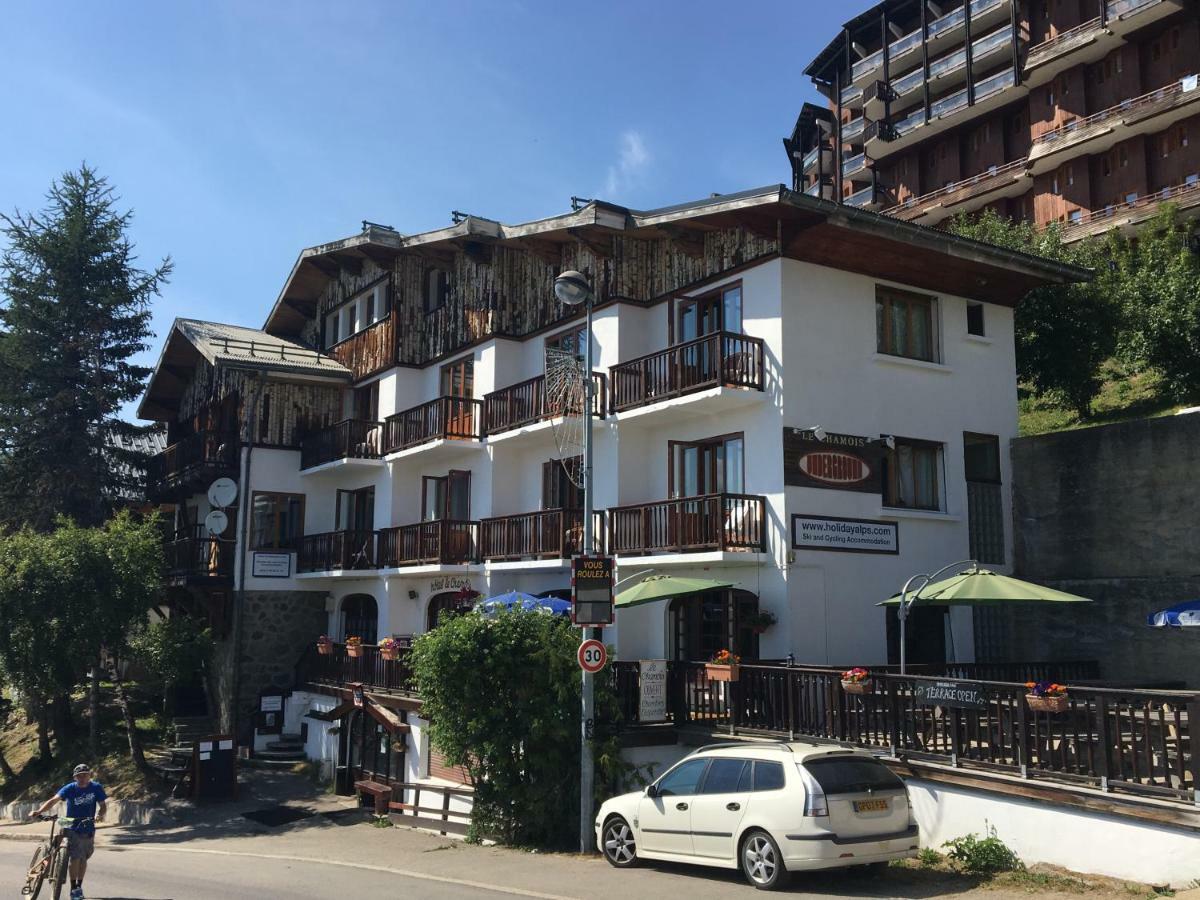 Hotel Le Chamois Alpe d'Huez Eksteriør billede